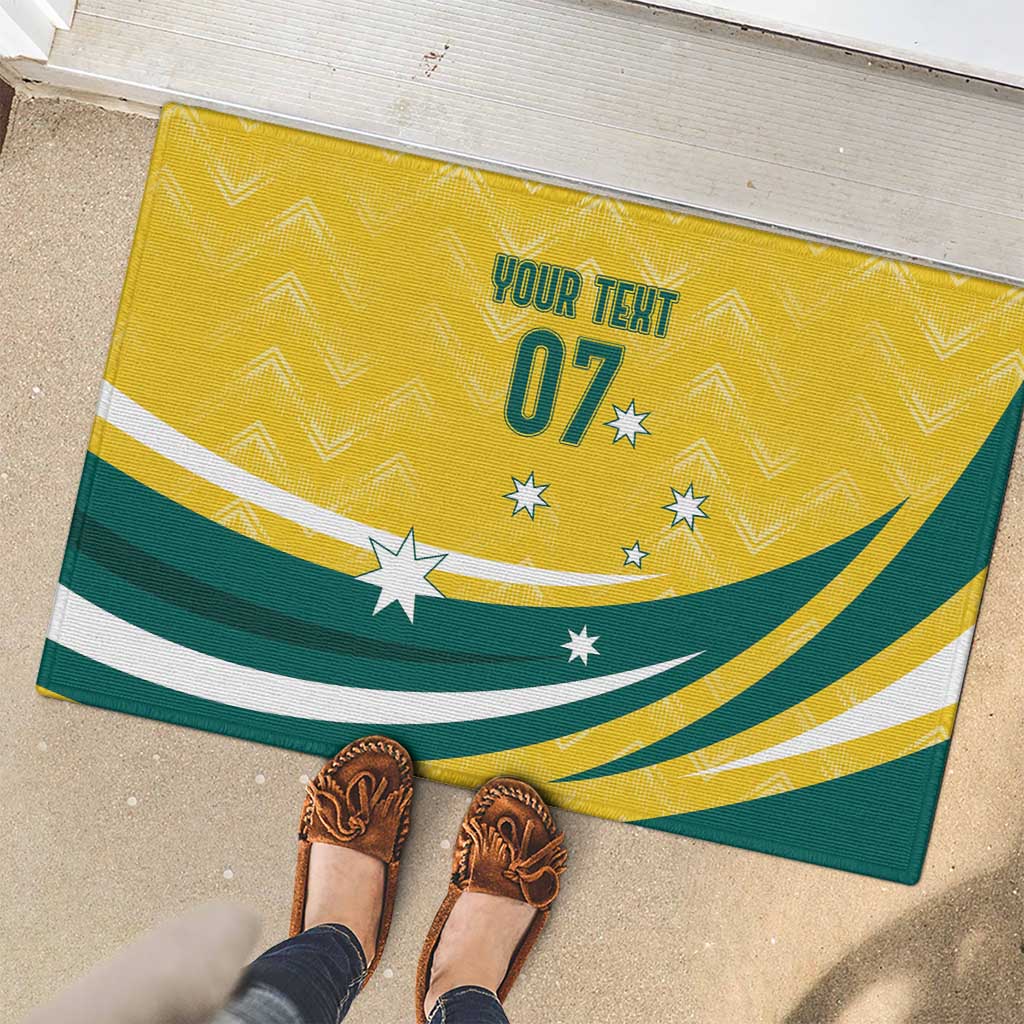 Australia 2024 Olympics Custom Rubber Doormat Rise of the Roos - Wonder Print Shop