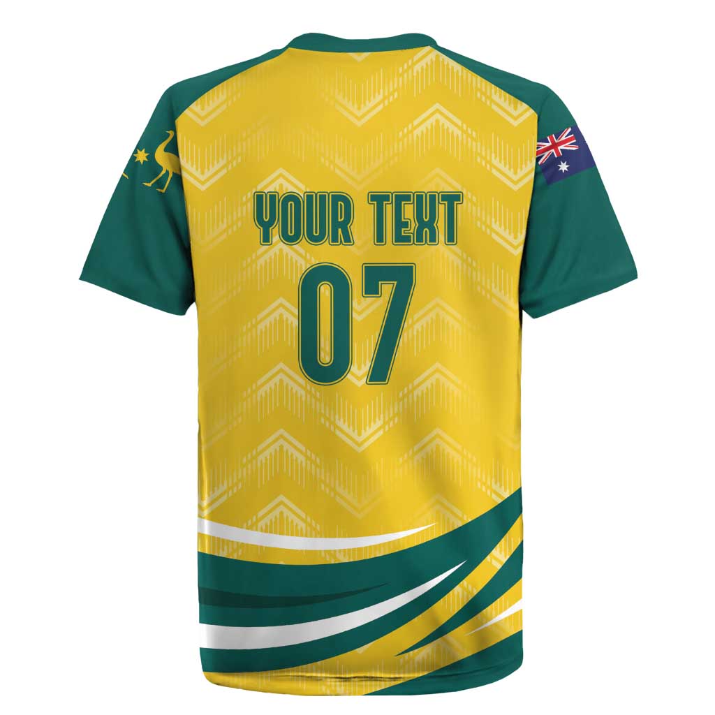 Australia 2024 Olympics Custom Rugby Jersey Rise of the Roos - Wonder Print Shop