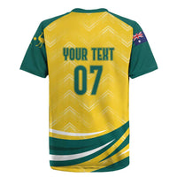 Australia 2024 Olympics Custom Rugby Jersey Rise of the Roos - Wonder Print Shop