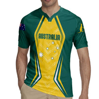 Australia 2024 Olympics Custom Rugby Jersey Rise of the Roos - Wonder Print Shop