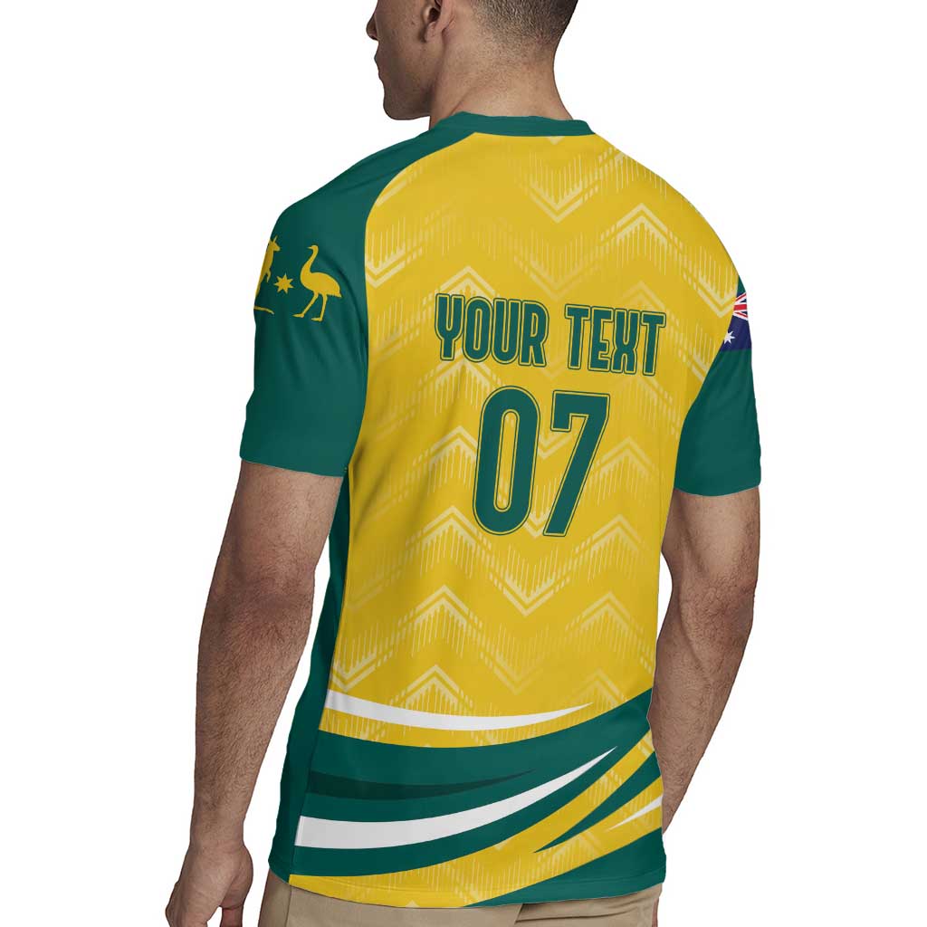 Australia 2024 Olympics Custom Rugby Jersey Rise of the Roos - Wonder Print Shop