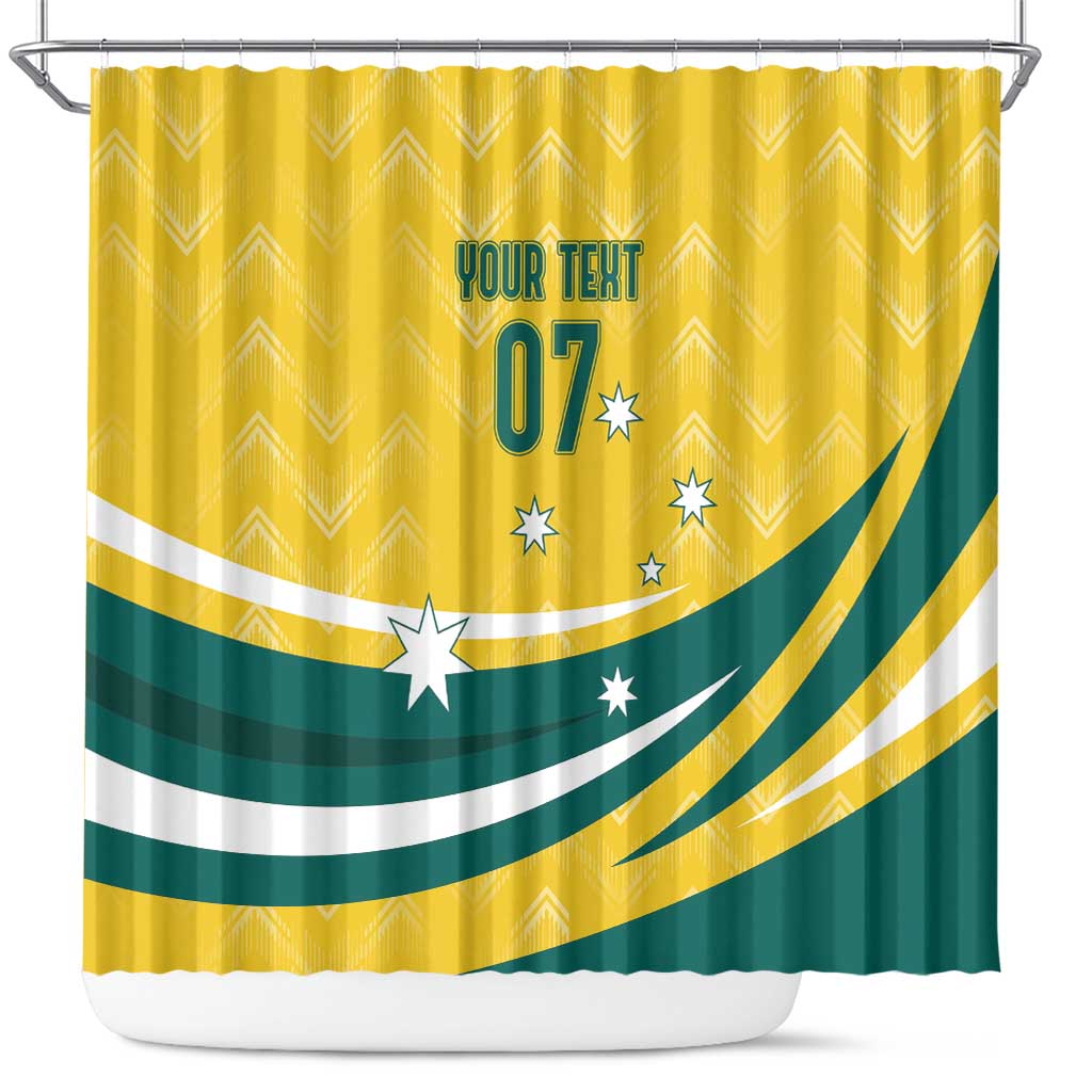 Australia 2024 Olympics Custom Shower Curtain Rise of the Roos
