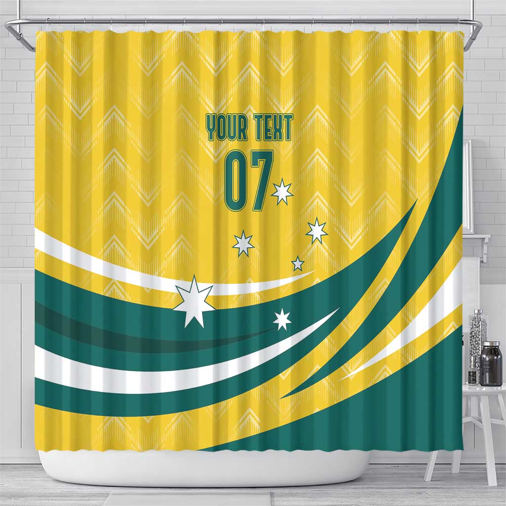 Australia 2024 Olympics Custom Shower Curtain Rise of the Roos