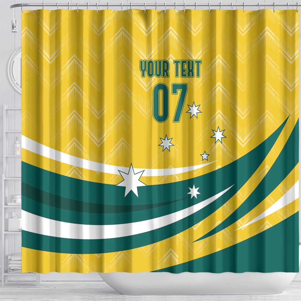 Australia 2024 Olympics Custom Shower Curtain Rise of the Roos