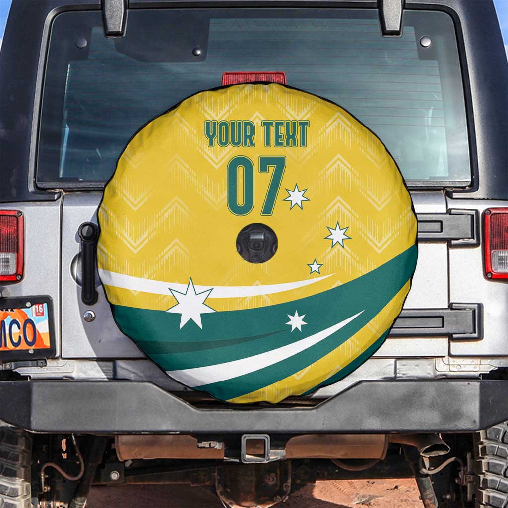 Australia 2024 Olympics Custom Spare Tire Cover Rise of the Roos - Wonder Print Shop