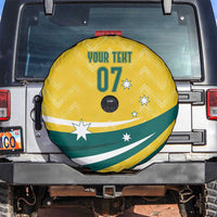 Australia 2024 Olympics Custom Spare Tire Cover Rise of the Roos - Wonder Print Shop