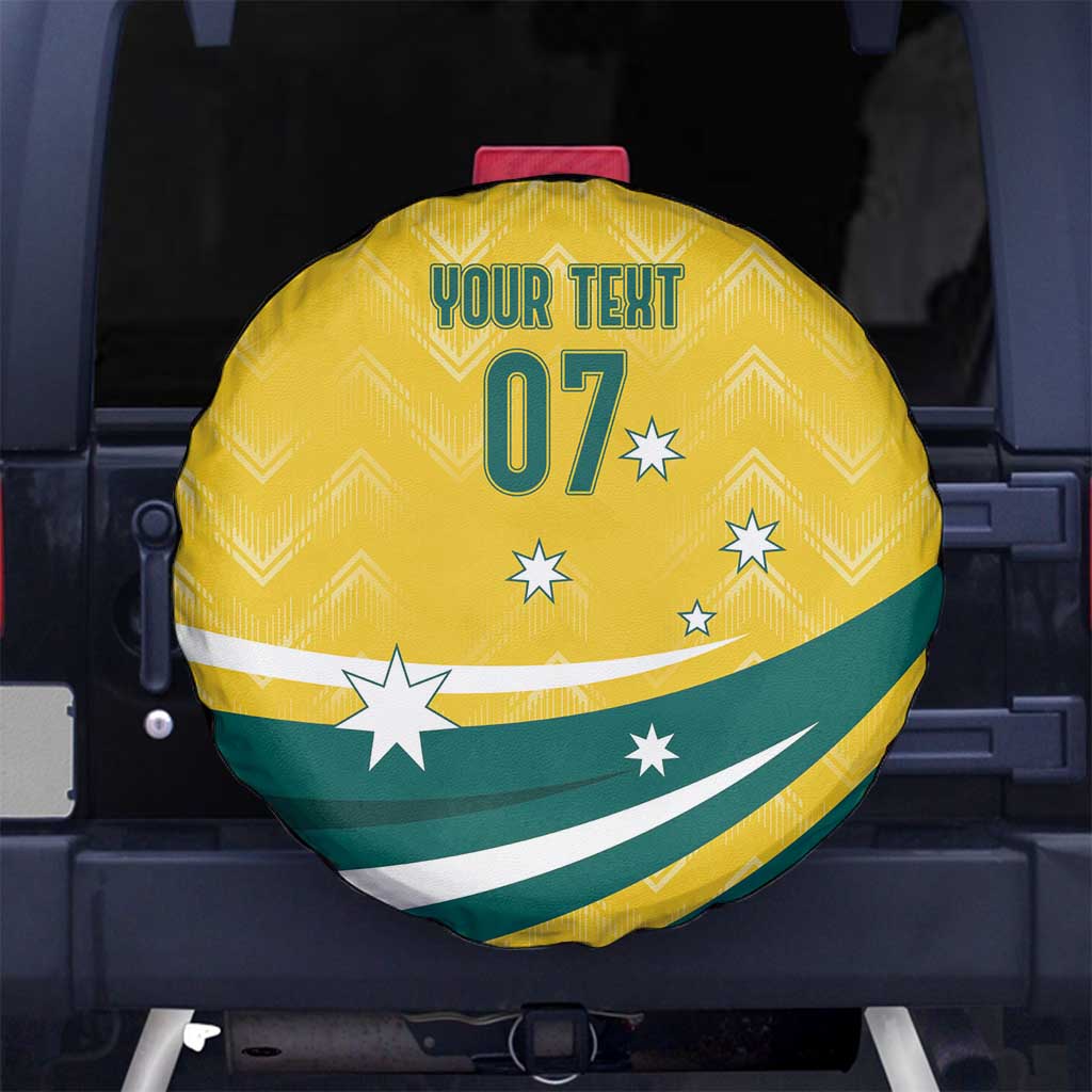 Australia 2024 Olympics Custom Spare Tire Cover Rise of the Roos - Wonder Print Shop
