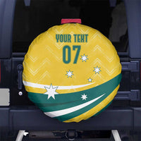 Australia 2024 Olympics Custom Spare Tire Cover Rise of the Roos - Wonder Print Shop