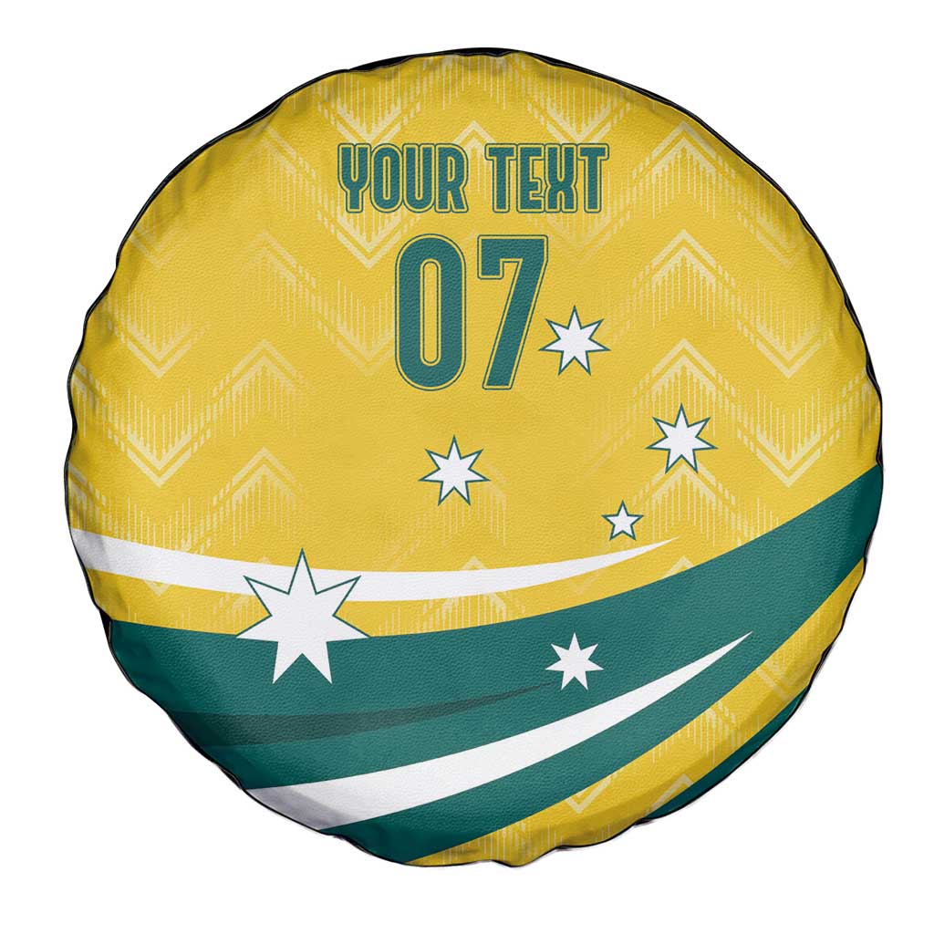 Australia 2024 Olympics Custom Spare Tire Cover Rise of the Roos - Wonder Print Shop