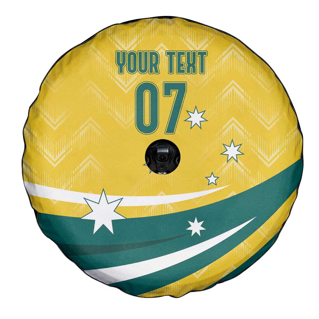 Australia 2024 Olympics Custom Spare Tire Cover Rise of the Roos - Wonder Print Shop