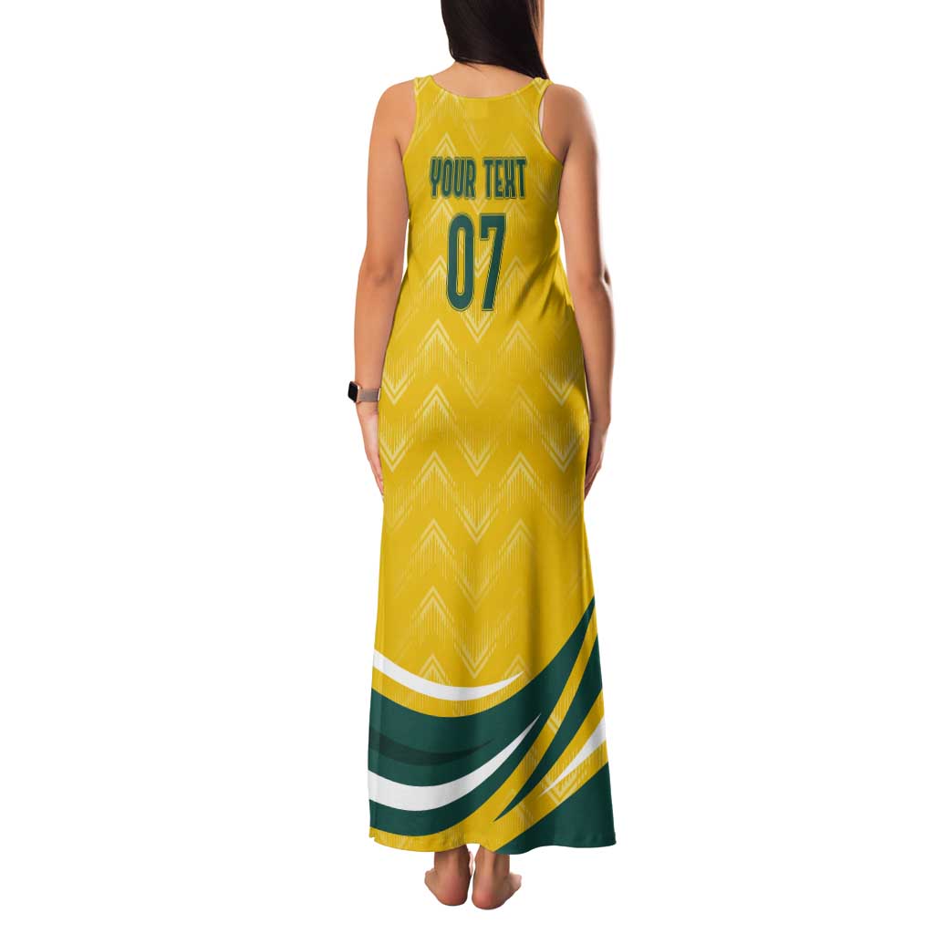 Australia 2024 Olympics Custom Tank Maxi Dress Rise of the Roos - Wonder Print Shop