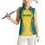 Australia 2024 Olympics Custom Women Sleeveless Polo Shirt Rise of the Roos - Wonder Print Shop