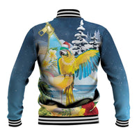 Funny Tropical Christmas Baseball Jacket Tis The Season To Get Tipsy LT7 - Wonder Print Shop