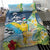 Funny Tropical Christmas Bedding Set Tis The Season To Get Tipsy LT7 - Wonder Print Shop