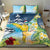 Funny Tropical Christmas Bedding Set Tis The Season To Get Tipsy LT7 - Wonder Print Shop