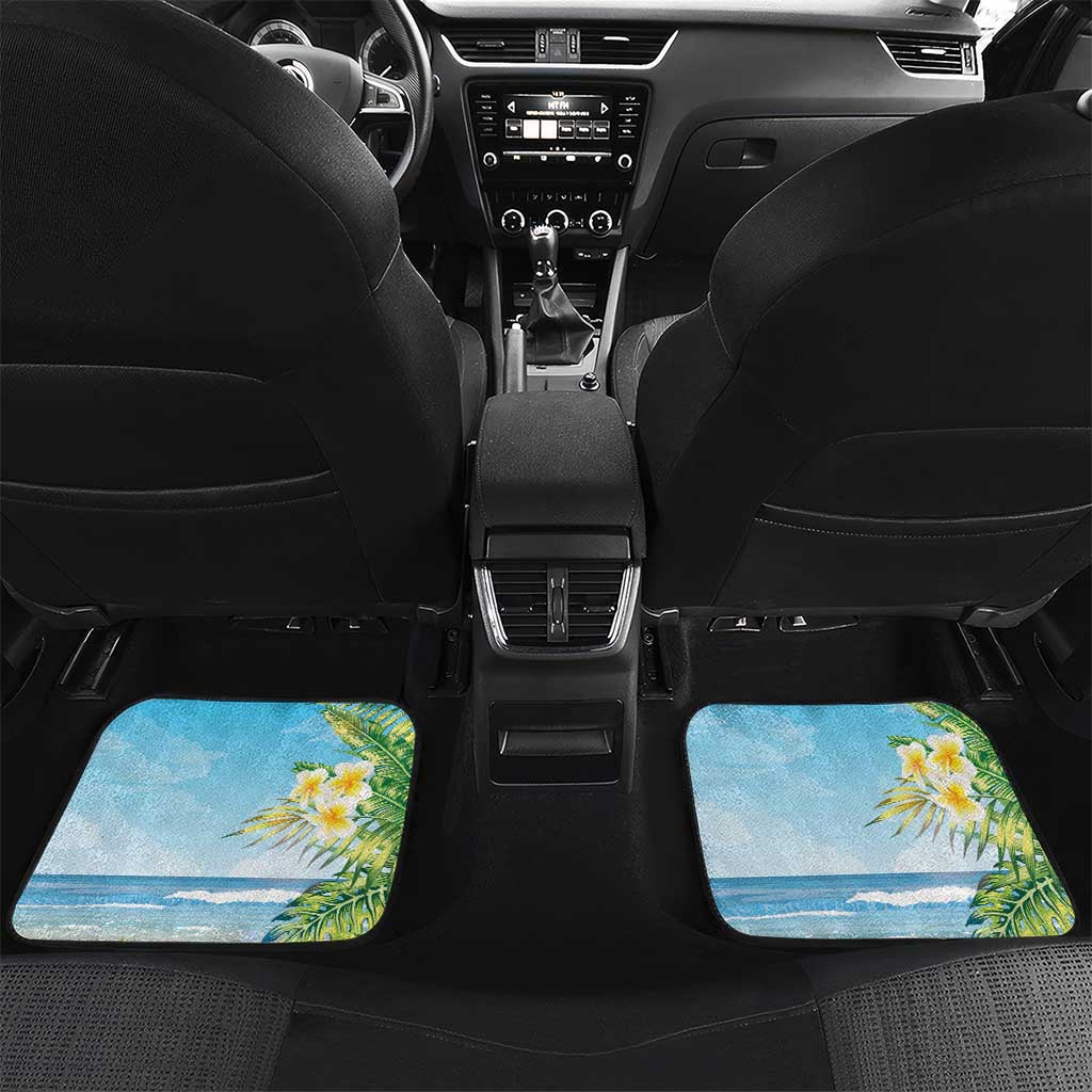 Funny Tropical Christmas Car Mats Tis The Season To Get Tipsy LT7 - Wonder Print Shop