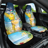 Funny Tropical Christmas Car Seat Cover Tis The Season To Get Tipsy LT7 - Wonder Print Shop