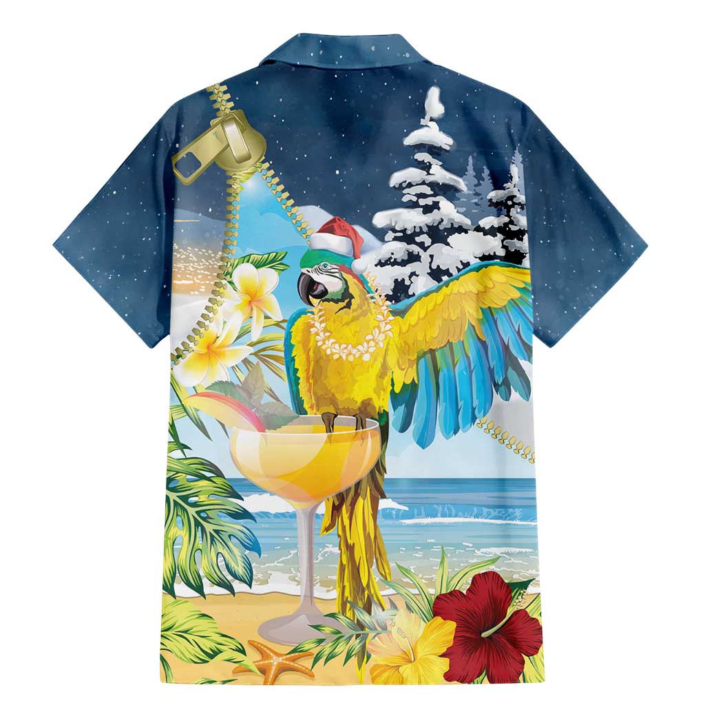 Funny Tropical Christmas Family Matching Mermaid Dress and Hawaiian Shirt Tis The Season To Get Tipsy LT7 - Wonder Print Shop