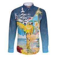 Funny Tropical Christmas Family Matching Mermaid Dress and Hawaiian Shirt Tis The Season To Get Tipsy LT7 - Wonder Print Shop