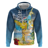 Funny Tropical Christmas Hoodie Tis The Season To Get Tipsy - Wonder Print Shop