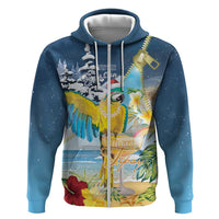 Funny Tropical Christmas Hoodie Tis The Season To Get Tipsy - Wonder Print Shop