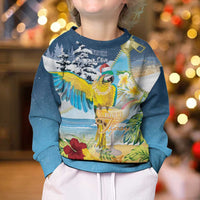 Funny Tropical Christmas Kid Ugly Christmas Sweater Tis The Season To Get Tipsy - Wonder Print Shop