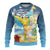 Funny Tropical Christmas Ugly Christmas Sweater Tis The Season To Get Tipsy - Wonder Print Shop