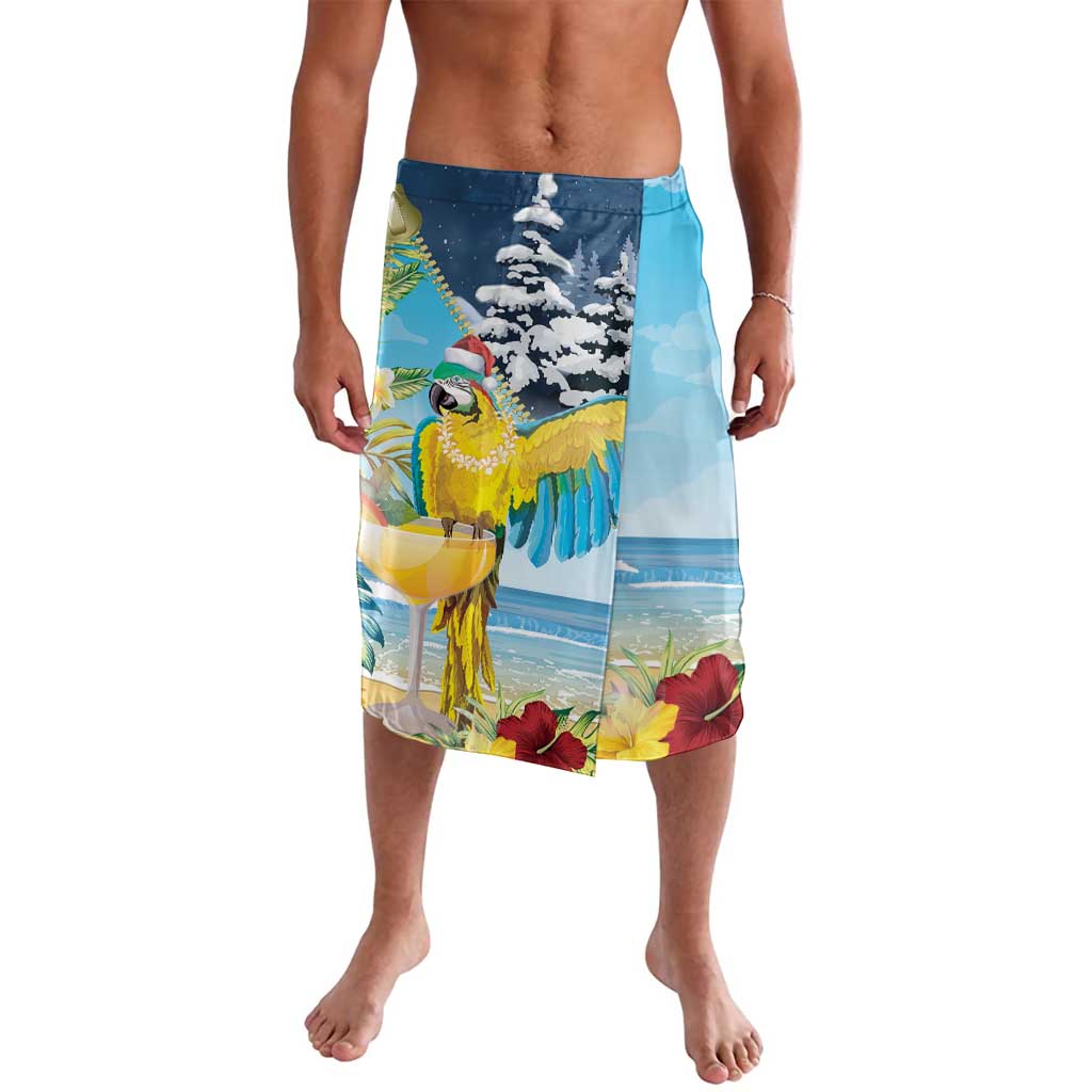 Funny Tropical Christmas Lavalava Tis The Season To Get Tipsy - Wonder Print Shop