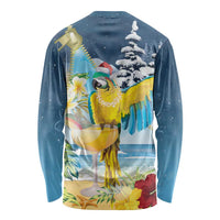 Funny Tropical Christmas Long Sleeve Shirt Tis The Season To Get Tipsy - Wonder Print Shop