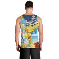 Funny Tropical Christmas Men Tank Top Tis The Season To Get Tipsy - Wonder Print Shop