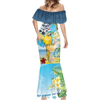 Funny Tropical Christmas Mermaid Dress Tis The Season To Get Tipsy - Wonder Print Shop