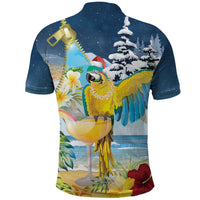 Funny Tropical Christmas Polo Shirt Tis The Season To Get Tipsy - Wonder Print Shop