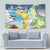 Funny Tropical Christmas Tapestry Tis The Season To Get Tipsy - Wonder Print Shop
