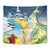 Funny Tropical Christmas Tapestry Tis The Season To Get Tipsy - Wonder Print Shop