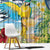 Funny Tropical Christmas Window Curtain Tis The Season To Get Tipsy - Wonder Print Shop