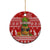 Hawaii Pineapple Christmas Ceramic Ornament Mele Kalikimaka LT7 - Wonder Print Shop