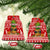 Hawaii Pineapple Christmas Ceramic Ornament Mele Kalikimaka LT7 - Wonder Print Shop