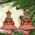 Hawaii Pineapple Christmas Ceramic Ornament Mele Kalikimaka LT7 - Wonder Print Shop