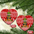 Hawaii Pineapple Christmas Ceramic Ornament Mele Kalikimaka LT7 - Wonder Print Shop