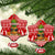 Hawaii Pineapple Christmas Ceramic Ornament Mele Kalikimaka LT7 - Wonder Print Shop