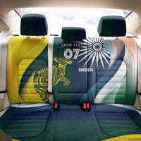 Custom India and Australia Cricket Back Car Seat Cover Special Half-Half Mix LT7 - Wonder Print Shop