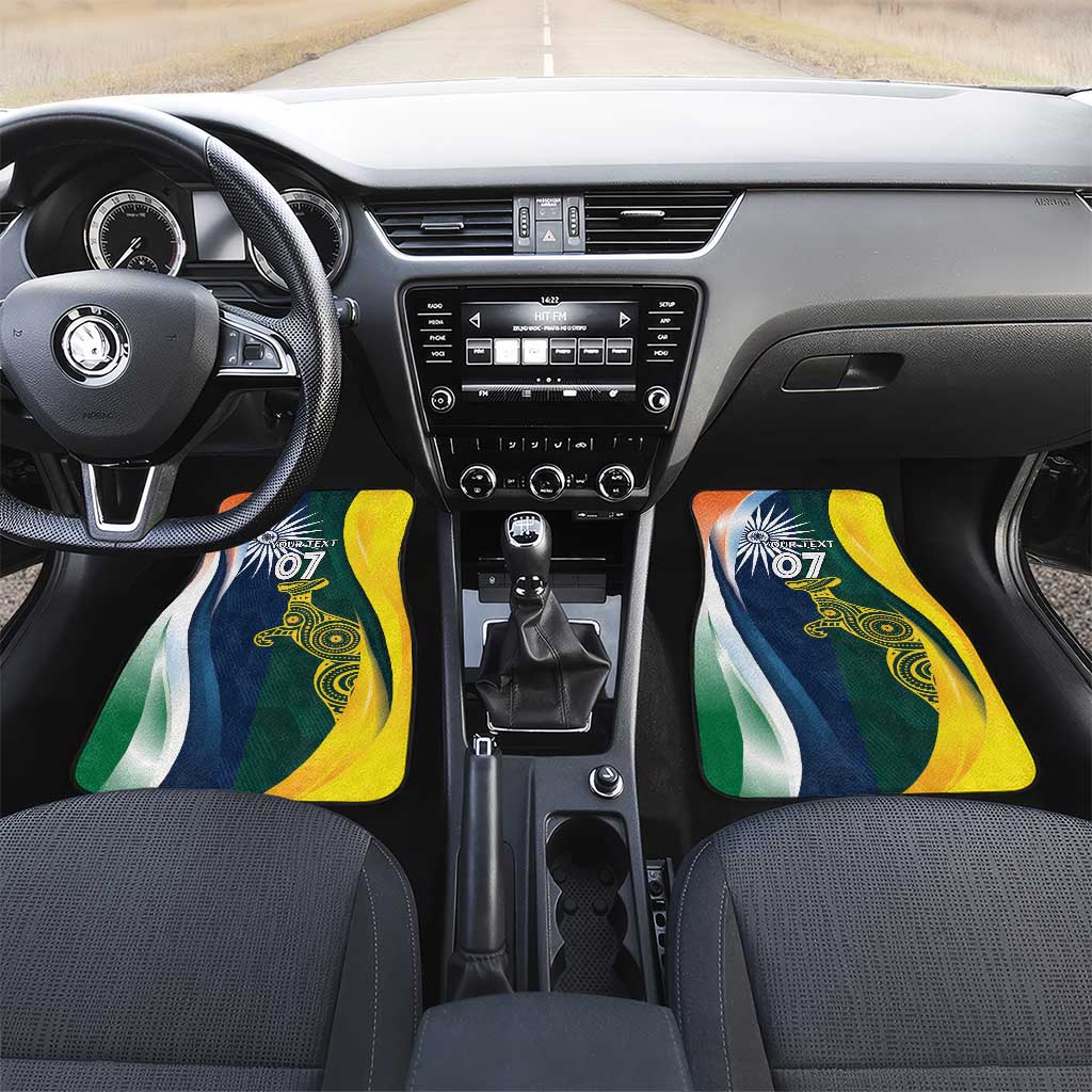 Custom India and Australia Cricket Car Mats Special Half-Half Mix LT7 - Wonder Print Shop