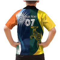 Custom India and Australia Cricket Family Matching Mermaid Dress and Hawaiian Shirt Special Half-Half Mix LT7 - Wonder Print Shop