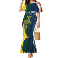 Custom India and Australia Cricket Family Matching Mermaid Dress and Hawaiian Shirt Special Half-Half Mix LT7 - Wonder Print Shop