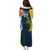 Custom India and Australia Cricket Puletasi Special Half-Half Mix - Wonder Print Shop