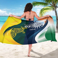 Custom India and Australia Cricket Sarong Special Half-Half Mix - Wonder Print Shop