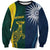 Custom India and Australia Cricket Sweatshirt Special Half-Half Mix - Wonder Print Shop