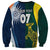 Custom India and Australia Cricket Sweatshirt Special Half-Half Mix - Wonder Print Shop