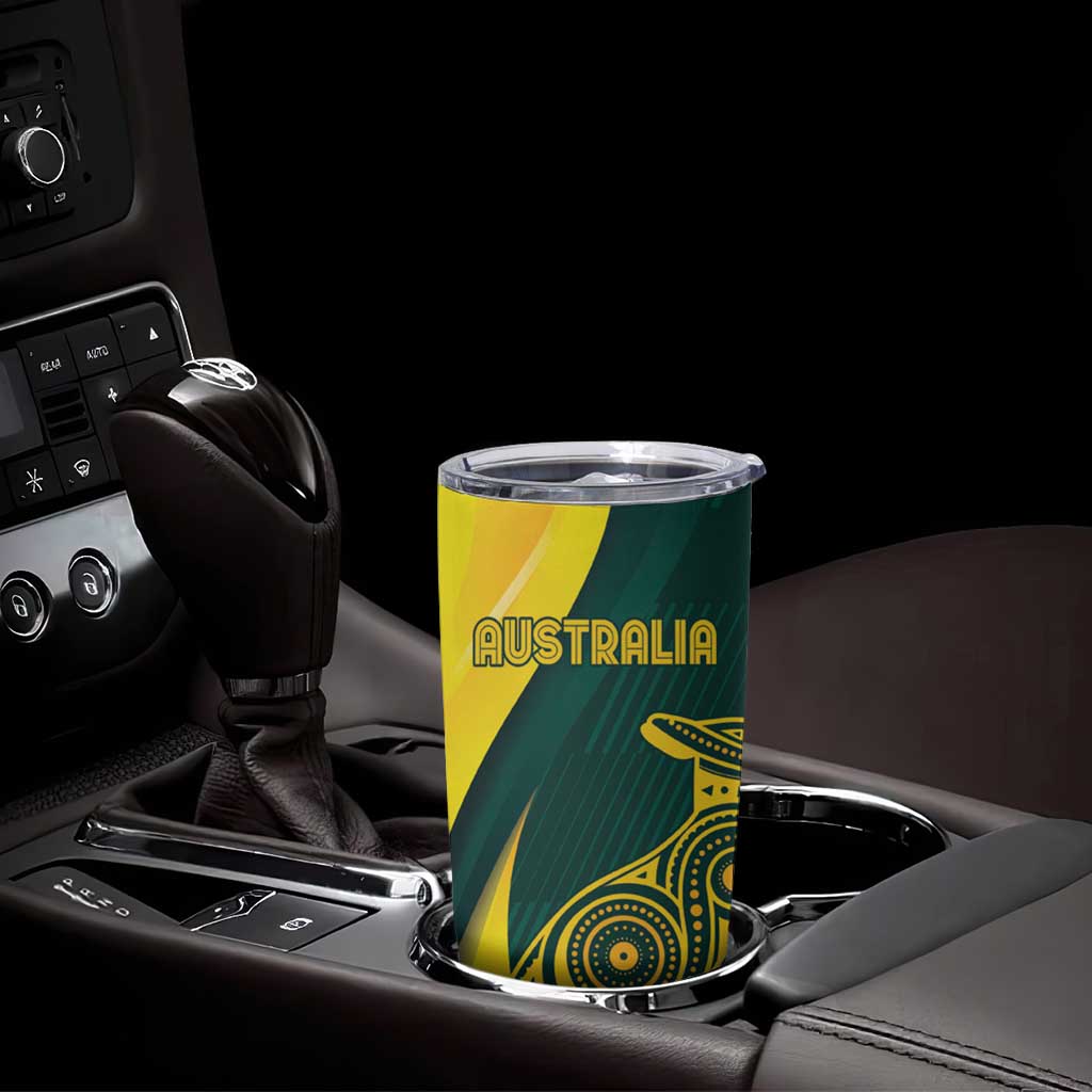 Custom India and Australia Cricket Tumbler Cup Special Half-Half Mix - Wonder Print Shop