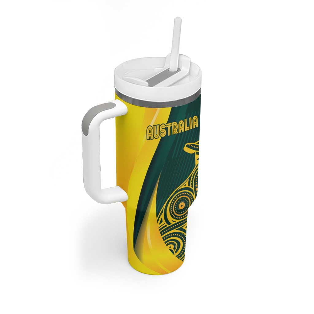 Custom India and Australia Cricket Tumbler With Handle Special Half-Half Mix - Wonder Print Shop